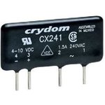 CX241, Solid State Relay - 4-10 VDC Control - 1.5 A Max Load - 12-280 VAC ...