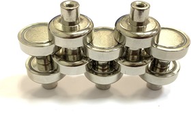 Фото 1/4 Магнитное крепление D20 с внутренней резьбой - 10 шт