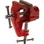 ER-18240, Тиски 40мм (1.57") настольные стальные с боковым креплением ЭВРИКА