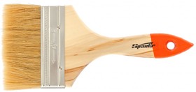 824455, Кисть плоская Slimline 4" (100 мм), натуральная щетина, деревянная ручка