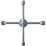14245, Ключ-крест баллонный, 17 х 19 х 21 мм, квадрат 1/2", усиленный, толщ. 16 мм