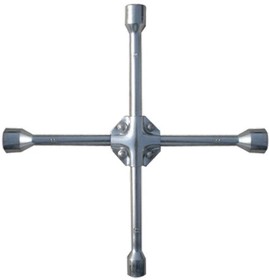 14245, Ключ-крест баллонный, 17 х 19 х 21 мм, квадрат 1/2", усиленный, толщ. 16 мм