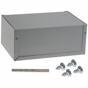 CU-2108-B, Gray Aluminum Mini Box