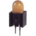 550-0804F, LED Circuit Board Indicators YELLOW DIFFUSED 5 VOLT