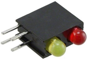 553-0213F, LED Bi-Color Red/Yellow 4-Pin Bulk