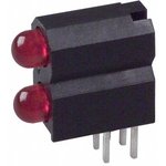 553-0111-300F, LED Circuit Board Indicators HI EFF RED DIFFUSED