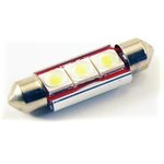 LED лампа (2 ШТ) C5W (39 мм) 3SMD (COB) CAN BUS WHITE, в подсветку салона ...