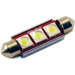 LED лампа (2 ШТ) C5W (41 мм) 3SMD (COB) CAN BUS WHITE, в подсветку салона ...
