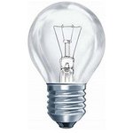 Лампа накаливания P45 60Вт 230_240V E27 шарик, прозр. в цветной гофре, C0025710