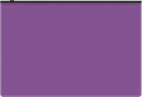 Фото 1/5 Папка на молнии ZIP Бюрократ -BPM4AVIOBL A4+ полипропилен 0.15мм фиолетовый цвет молнии черный