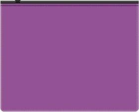 Фото 1/5 Папка на молнии ZIP Бюрократ -BPM5AVIOBL A5 полипропилен 0.15мм фиолетовый цвет молнии черный