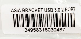 Фото 1/3 Адаптер USB Bracket Noname 2xUSB3.0 Bulk