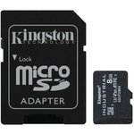 SDCIT2/8GBCP, Memory Cards 8GB microSDHC Industrial C10 A1 pSLC Card SD Adapter ...