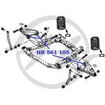 HR561105, Сайлентблок нижнего рычага передней подвески