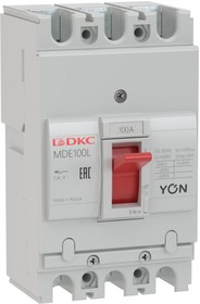 Фото 1/5 MDE100N100, Выключатель автоматический в литом корпусе YON MDE100N100