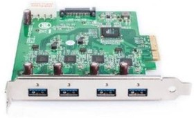 2200000069, Modules Accessories USB 3.0 Interface Card PCIe, Fresco FL1100, 1HC, x1, 4 Ports - USB Interface Card