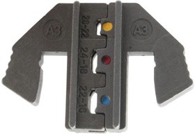 Фото 1/3 10189D, Crimpers / Crimping Tools Crimping Die A3 for Miniature Insulated Terminals 26-22/24-18/22-16 AWG