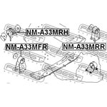 NM-A33MRR, Подушка двигателя задняя (гидравлическая)