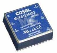 MGFS154805, Isolated DC/DC Converters - Through Hole 15W 5V 3A Through Hole