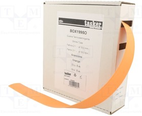 BOX 1995 O, Термоусадочная трубка; без клея; 2: 1; 19мм; L: 5м; оранжевый