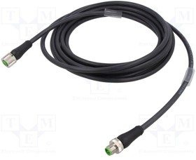 7000-P6241-P060500, Соединительный кабель; IP67; 63ВAC; 63ВDC; 12А; 5м; PIN: 4; -20-85°C