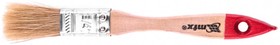 Фото 1/4 82515, Кисть плоская "Стандарт" 3/4" (20 мм), натуральная щетина, деревянная ручка