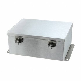 A1008CHAL, Continuous Hinge with Clamps Type 12, 10.00x8.00x4.00, Brushed, Aluminum