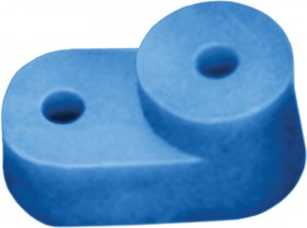 Photo 1/7 Corner insulator for zero bus blue, YIS32