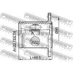 0111-MHU38R, Шрус внутренний 20x95