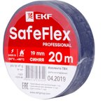 Изолента ПВХ 19мм (рул.20м) син. SafeFlex EKF plc-iz-sf-s