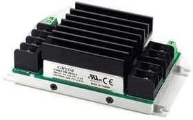 CHB50W-24S05-CM, Isolated DC/DC Converters - Chassis Mount DC-DC Converter, Half Brick with Heatsink, Chassis Mount, 50 Watt, 4:1 Input Rang