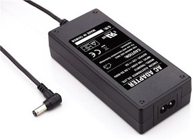 TR60M18-11E02-Level-V, Desktop AC Adapters Switching Adapter, Level V, Desktop, Medical, 60 Watt, 90-264VAC Input, 18VDC Output, 5.5x2.1x12m