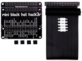 Фото 1/5 PIM169, Pimoroni Accessories Mini Black HAT Hack3r - Fully Assembled