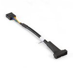 EX294785RUS, Кабель-переходник USB 2.0-USB 3.0 ExeGate EX-CC-U3U2 (9pin(F)/19pin(M)