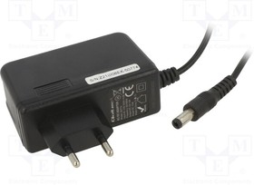 50774, Power supply: switched-mode; plug; 5VDC; 3A; 15W; Plug: straight