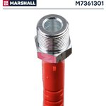 M7361301, Шланг пневматический витой М22 L=4.0м (красный) MARSHALL