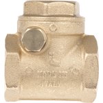 Brass Single Check Valve, BSP 3/4in, 16 bar