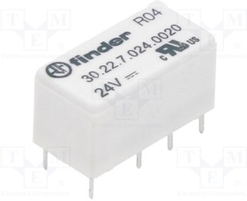 30.22.7.024.0020, Relay DPDT 1,25A 24V 2880R