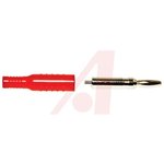 BU-P5170-2, Red Male Banana Plug, 4 mm Connector, Crimp, Solder Termination ...