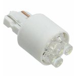 LE-0903-04W, LED Replacement Lamps - Based LEDs White 24V DC T-3 1/4 Wedge Base