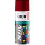 Краска спрей универсальная темно-красная, 520 мл. KUDO KU-10042