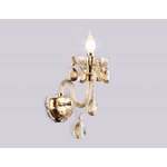 Ambrella Настенный светильник с хрусталем TR4912 GD/TI золото/янтарь E14 max 40W ...