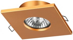 Novotech 370807 SPOT NT22 матовое золото Светильник встраиваемый влагозащищенный IP44 GU10 50W 220V AQUA
