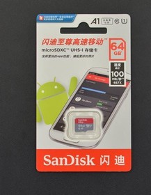 FIT0642, Memory Cards MicroSD Memory Card 64GB Class10 100MB/S