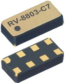 RV-8803-C7-32. 768k-3PPM-TA-QA, Real Time Clock 32.768 kHz +/-3 PPM I2C -40/+85C