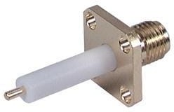 23_SMA-50-0-3/111_NE, Coaxial Connector - SMA - 50 Ohm - Straight panel receptacle - jack (female) - flange mount