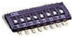 Фото 1/3 A6H-4102-P, DIP Switches / SIP Switches DIP SWITCH