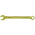 14976, Ключ комбинированный, 10 мм, желтый цинк