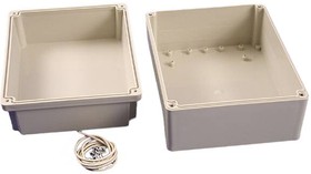 RP1385, Enclosures, Boxes, & Cases Watertight/Deep Lid 7.32x5.75x4.33" ABS
