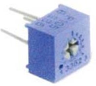 Подстроечный резистор 500 кОм, 250 градусов, выводы 3P/плат, 3362P504B